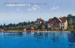 Velden - Villa Morak und Villa am Hügel - alte historische Fotos Ansichten Bilder Aufnahmen Ansichtskarten 