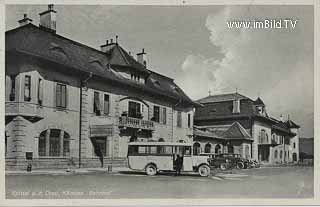 Bahnhof in Spittal an der Drau - Europa - alte historische Fotos Ansichten Bilder Aufnahmen Ansichtskarten 