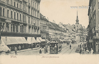 Mariahilferstrasse - Europa - alte historische Fotos Ansichten Bilder Aufnahmen Ansichtskarten 