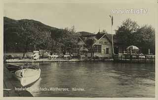 Pörtschach Inselwirt - Klagenfurt Land - alte historische Fotos Ansichten Bilder Aufnahmen Ansichtskarten 