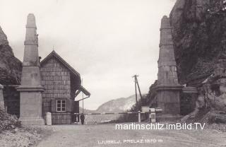 Loiblpass, Grenzübergang - alte historische Fotos Ansichten Bilder Aufnahmen Ansichtskarten 