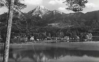 Faakersee mit Mittagskogel - alte historische Fotos Ansichten Bilder Aufnahmen Ansichtskarten 