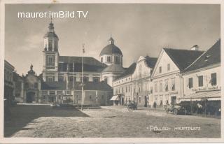 Pöllau - Hauptplatz - Hartberg - alte historische Fotos Ansichten Bilder Aufnahmen Ansichtskarten 