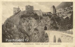 Tauernbahn Südrampe, Gratschacher Viadukt - Obervellach - alte historische Fotos Ansichten Bilder Aufnahmen Ansichtskarten 