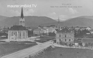 Evangelische Kirche - Villach-Innere Stadt - alte historische Fotos Ansichten Bilder Aufnahmen Ansichtskarten 