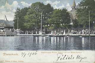 Pörtschach - Etablissement Werzer - Klagenfurt Land - alte historische Fotos Ansichten Bilder Aufnahmen Ansichtskarten 