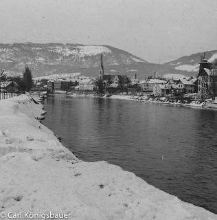 Nikolaikirche. Blick nach NW - Villach - alte historische Fotos Ansichten Bilder Aufnahmen Ansichtskarten 