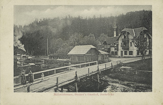 Seeboden - Seebrücke - Europa - alte historische Fotos Ansichten Bilder Aufnahmen Ansichtskarten 