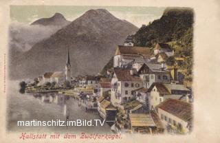 Hallstatt mit Zwölferkogel - alte historische Fotos Ansichten Bilder Aufnahmen Ansichtskarten 