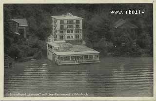 Strandhotel Europa Pörtschach - alte historische Fotos Ansichten Bilder Aufnahmen Ansichtskarten 