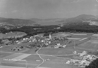 Lufbildaufnahme Lind ob Velden - Lind ob Velden - alte historische Fotos Ansichten Bilder Aufnahmen Ansichtskarten 