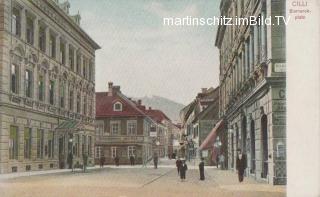  Cilli, Bismarckplatz - Europa - alte historische Fotos Ansichten Bilder Aufnahmen Ansichtskarten 