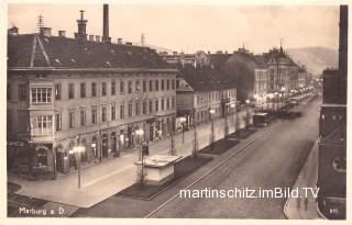 Marburg an der Drau, Tegetthoffstraße - Europa - alte historische Fotos Ansichten Bilder Aufnahmen Ansichtskarten 