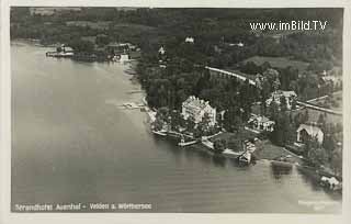 Strandhotel Auenhof - Oesterreich - alte historische Fotos Ansichten Bilder Aufnahmen Ansichtskarten 