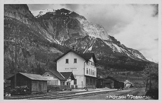 Bahnhof Nötsch - Nötsch im Gailtal - alte historische Fotos Ansichten Bilder Aufnahmen Ansichtskarten 