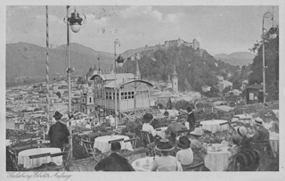 Salzburg, Elektrischer Aufzug - alte historische Fotos Ansichten Bilder Aufnahmen Ansichtskarten 