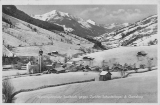 Wintersportplatz Saalbach - alte historische Fotos Ansichten Bilder Aufnahmen Ansichtskarten 