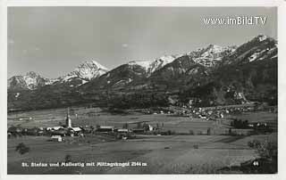 St. Stefan und Mallestig - Finkenstein am Faaker See - alte historische Fotos Ansichten Bilder Aufnahmen Ansichtskarten 