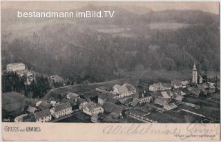 Grades - Ortsansicht - alte historische Fotos Ansichten Bilder Aufnahmen Ansichtskarten 