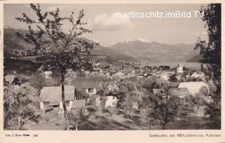 Blick auf Seeboden und den Millstättersee - alte historische Fotos Ansichten Bilder Aufnahmen Ansichtskarten 