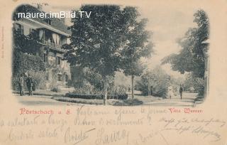 Pörtschach - Villa Werzer - Pörtschach am Wörther See - alte historische Fotos Ansichten Bilder Aufnahmen Ansichtskarten 