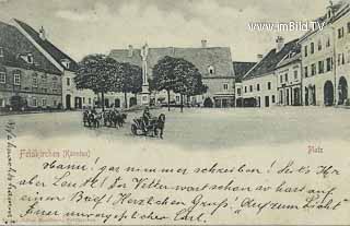 Hauptplatz Feldkirchen - Feldkirchen in Kärnten - alte historische Fotos Ansichten Bilder Aufnahmen Ansichtskarten 