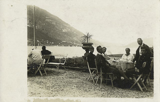 Terasse Hotel Annenheim - Villach(Stadt) - alte historische Fotos Ansichten Bilder Aufnahmen Ansichtskarten 