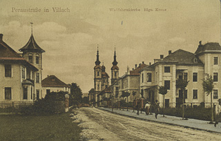 Peraustrasse - Villach-Innere Stadt - alte historische Fotos Ansichten Bilder Aufnahmen Ansichtskarten 