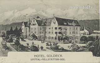 Hotel Goldeck - Oesterreich - alte historische Fotos Ansichten Bilder Aufnahmen Ansichtskarten 