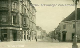 Villach Eugenstrasse, heute Italienerstrasse - Italiener Straße - alte historische Fotos Ansichten Bilder Aufnahmen Ansichtskarten 