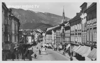 Hauptplatz - Villach-Innere Stadt - alte historische Fotos Ansichten Bilder Aufnahmen Ansichtskarten 