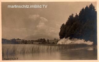 Die engste Stelle am See in Richtung Norden - Kärnten - alte historische Fotos Ansichten Bilder Aufnahmen Ansichtskarten 