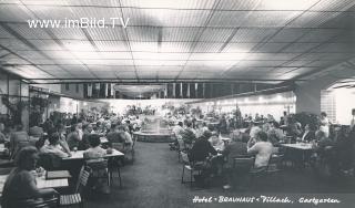 Brauhaus Villach - Gastgarten - Bahnhofstraße - alte historische Fotos Ansichten Bilder Aufnahmen Ansichtskarten 