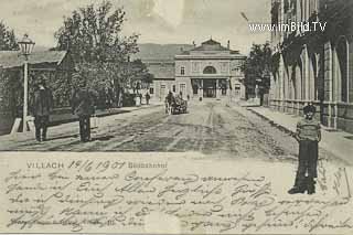 Bahnhof  - Villach(Stadt) - alte historische Fotos Ansichten Bilder Aufnahmen Ansichtskarten 