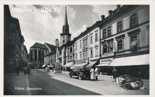 Haptplatz in Villach - alte historische Fotos Ansichten Bilder Aufnahmen Ansichtskarten 