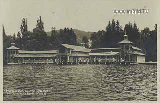 Pörtschach - Etablissement Werzer - Pörtschach am Wörther See - alte historische Fotos Ansichten Bilder Aufnahmen Ansichtskarten 