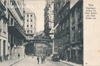 Wien - Tiefer Graben - Oesterreich - alte historische Fotos Ansichten Bilder Aufnahmen Ansichtskarten 