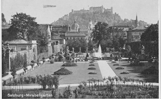 Mirabellgarten - alte historische Fotos Ansichten Bilder Aufnahmen Ansichtskarten 