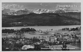 Krumpendorf mit Mittagskogel - Klagenfurt Land - alte historische Fotos Ansichten Bilder Aufnahmen Ansichtskarten 