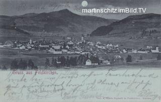 Feldkirchen - Mondscheinkarte - Kärnten - alte historische Fotos Ansichten Bilder Aufnahmen Ansichtskarten 