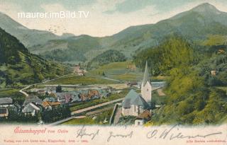 Eisenkappel von Osten - Kärnten - alte historische Fotos Ansichten Bilder Aufnahmen Ansichtskarten 