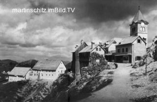 Maria Luschari, mit verbreiterter Zufahrt - alte historische Fotos Ansichten Bilder Aufnahmen Ansichtskarten 