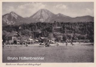 Faakerseestrand Sandbank - Europa - alte historische Fotos Ansichten Bilder Aufnahmen Ansichtskarten 