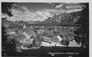 Arnoldstein mit Dobratsch - Arnoldstein - alte historische Fotos Ansichten Bilder Aufnahmen Ansichtskarten 