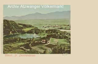 Villach, St. Leonhardersee  - alte historische Fotos Ansichten Bilder Aufnahmen Ansichtskarten 