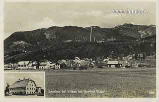 Zauchen mit Gasthof Guggl - Europa - alte historische Fotos Ansichten Bilder Aufnahmen Ansichtskarten 