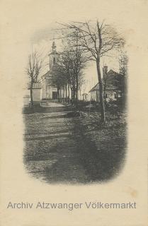 Völkermarkt, Kirche am Kreuzbergl  - Völkermarkt - alte historische Fotos Ansichten Bilder Aufnahmen Ansichtskarten 