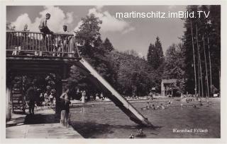 Warmbad Villach, Freibad - Villach(Stadt) - alte historische Fotos Ansichten Bilder Aufnahmen Ansichtskarten 