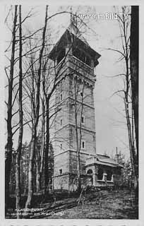 Aussichtsturm am Kreuzberg - Klagenfurt am Wörthersee - alte historische Fotos Ansichten Bilder Aufnahmen Ansichtskarten 