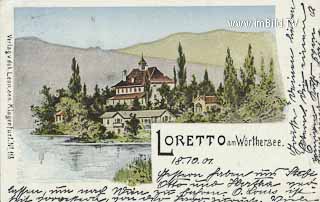 Loretto am Wörthersee - Klagenfurt am Wörthersee - alte historische Fotos Ansichten Bilder Aufnahmen Ansichtskarten 